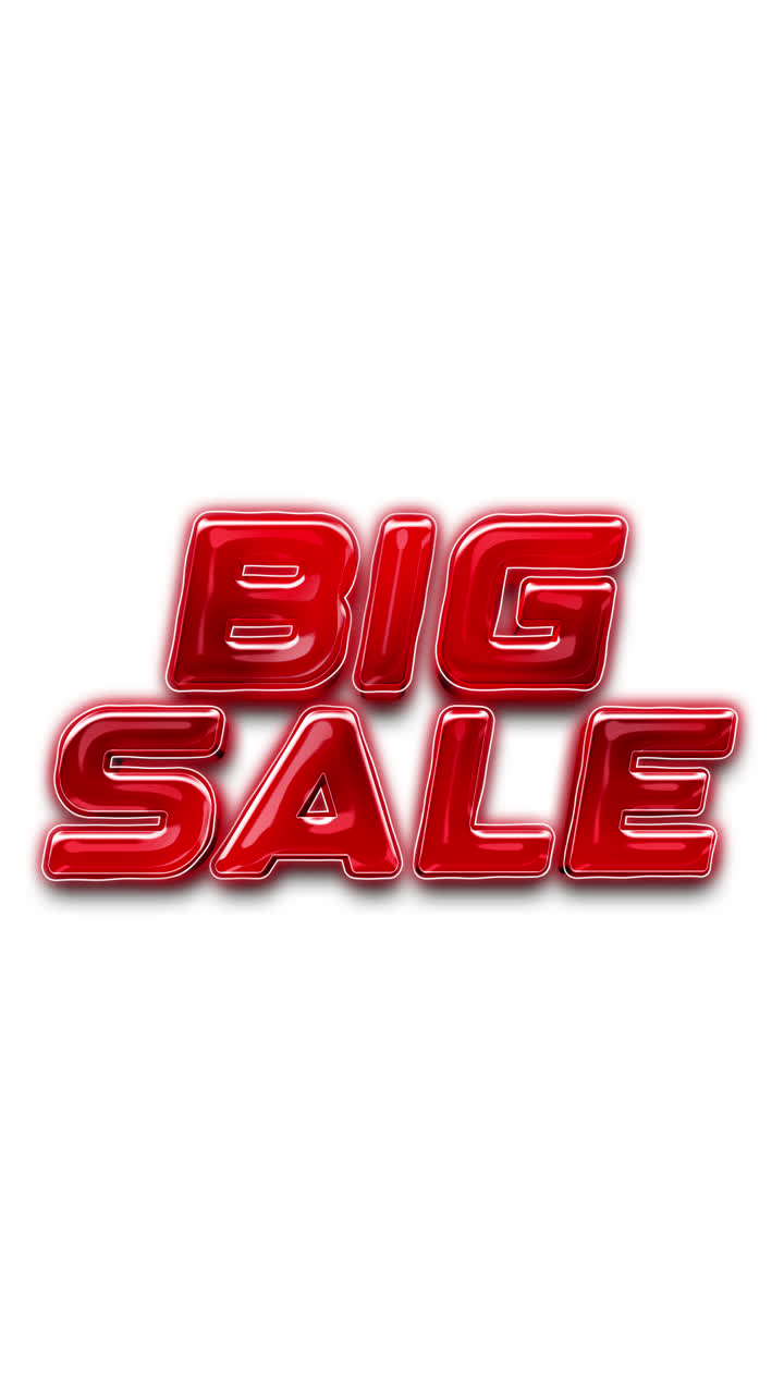 BIG SALE text graphic