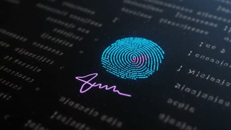 a digital representation of security: exploring the relationship between fingerprints and unique signatures in modern authentication technology