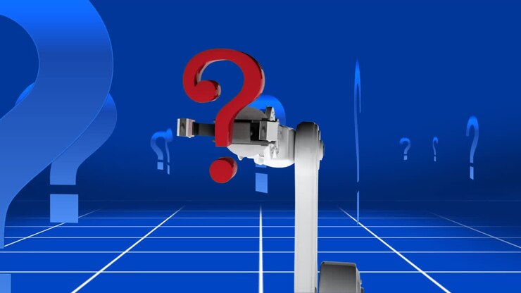 Red question mark
