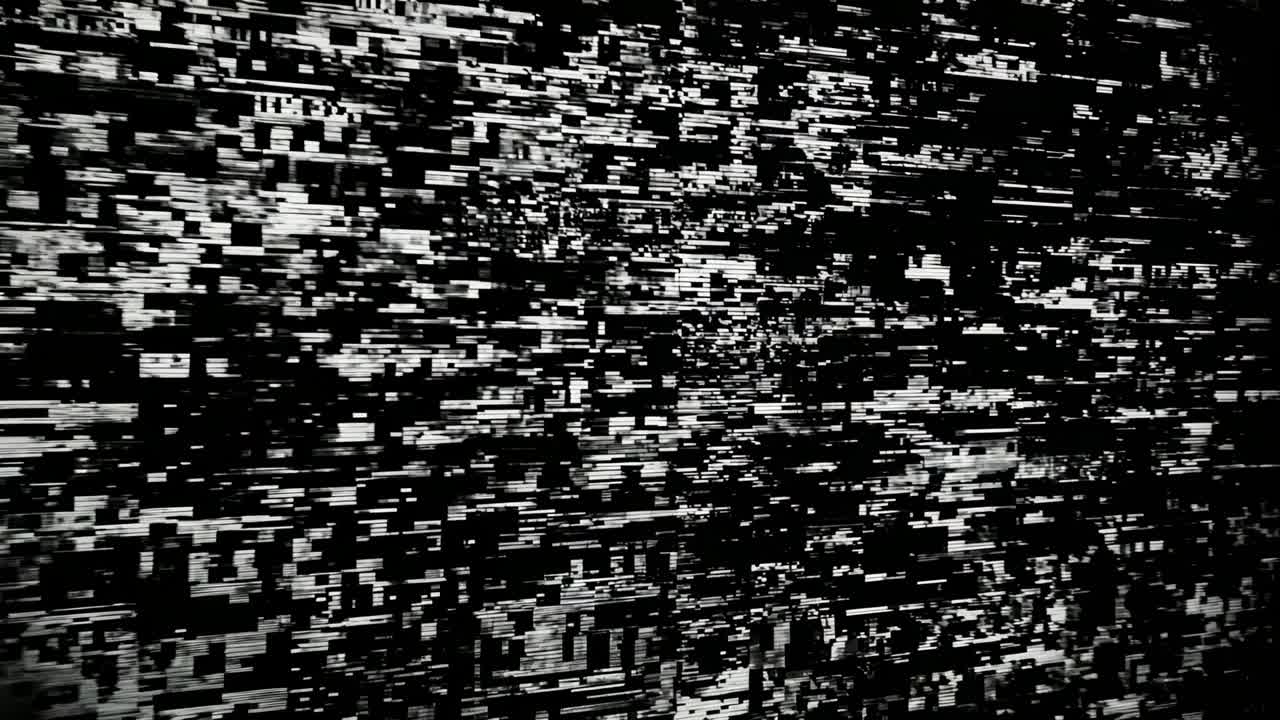 Playback starting monitor displaying grey-black horizontal lines on left side of screen, copy space