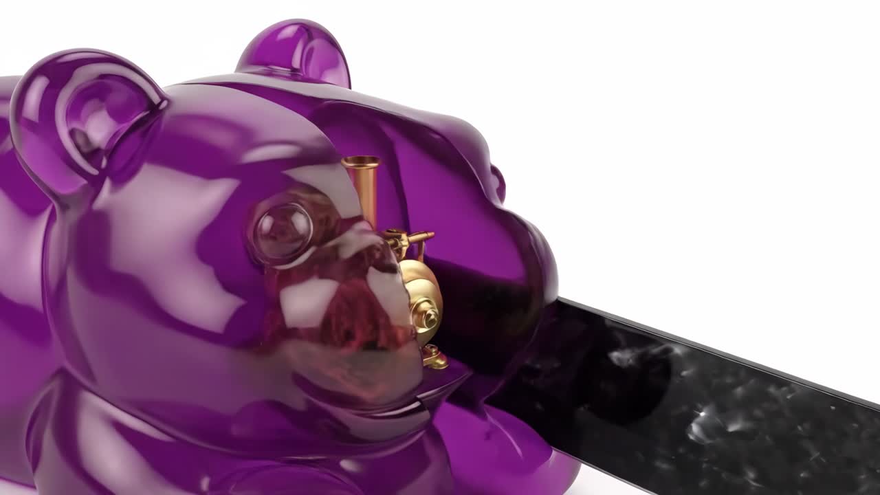 Gummy Bear with Train Engine