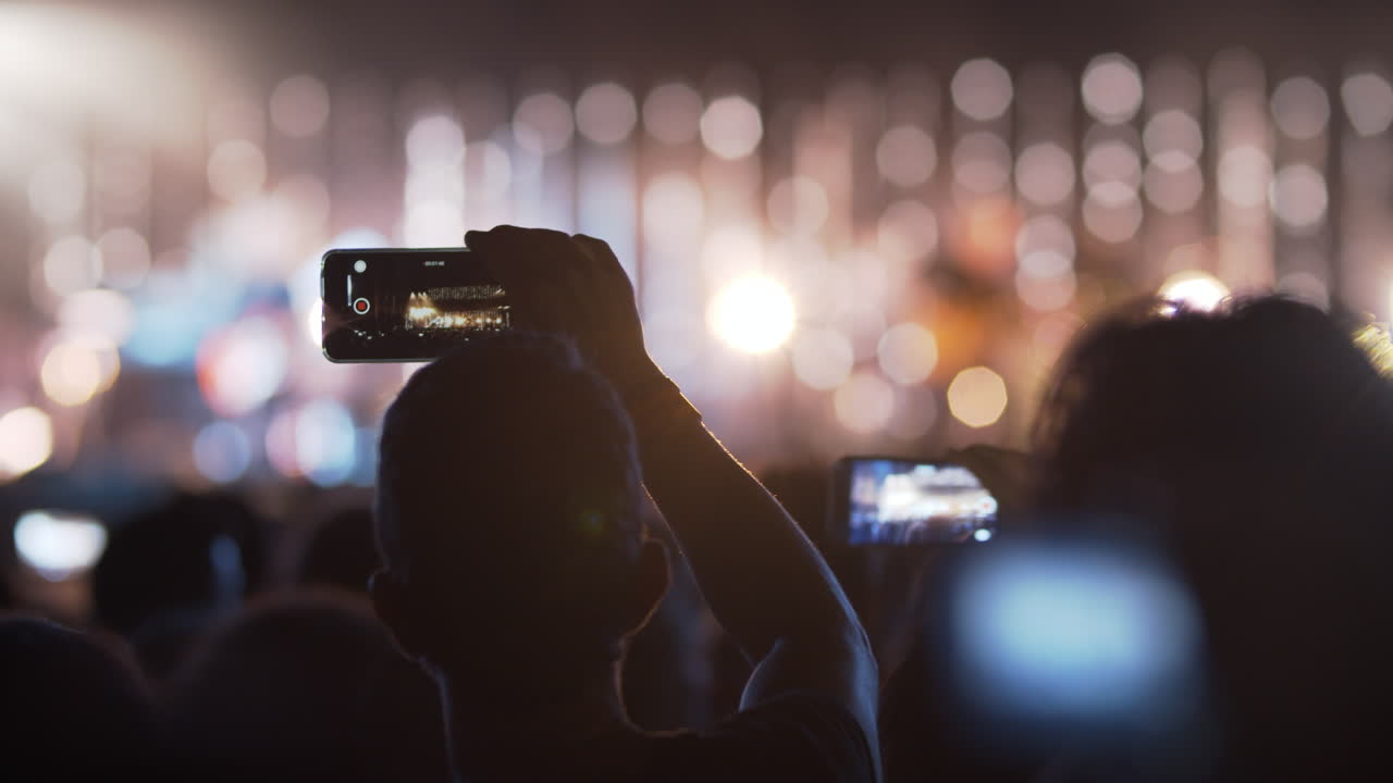 쇼를 촬영하는 것