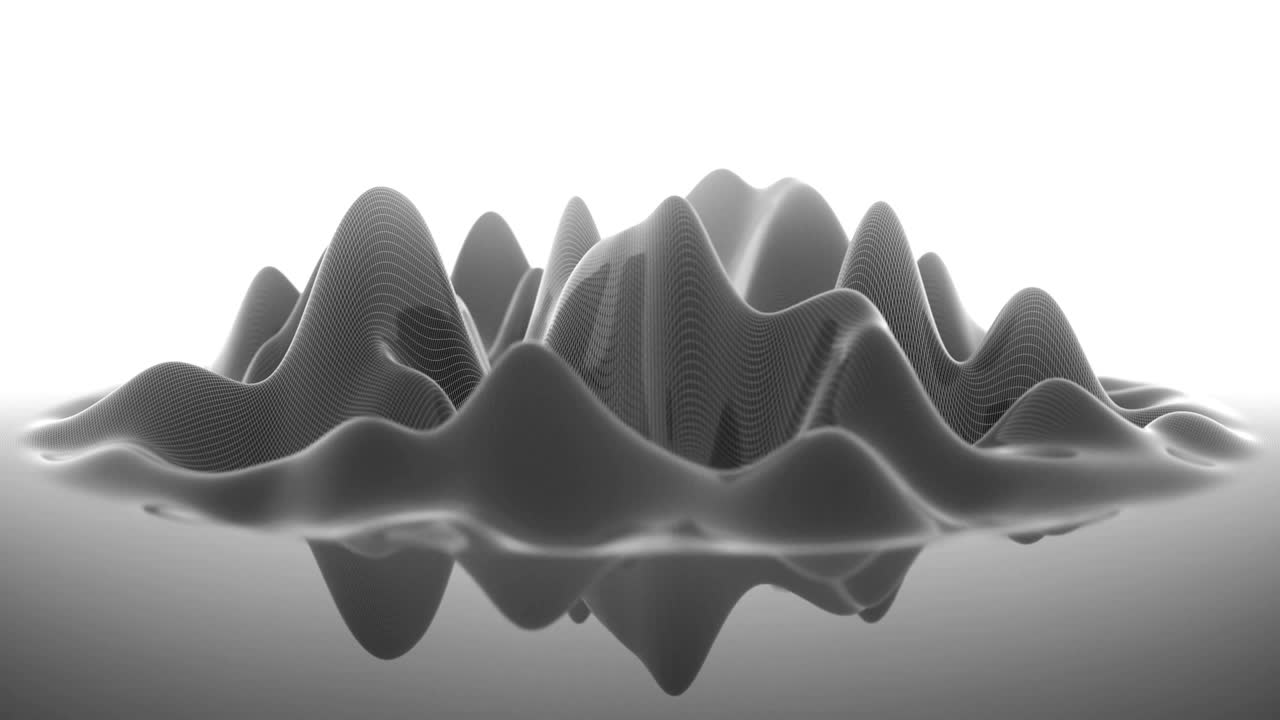 4k 추상적인 파동 모양