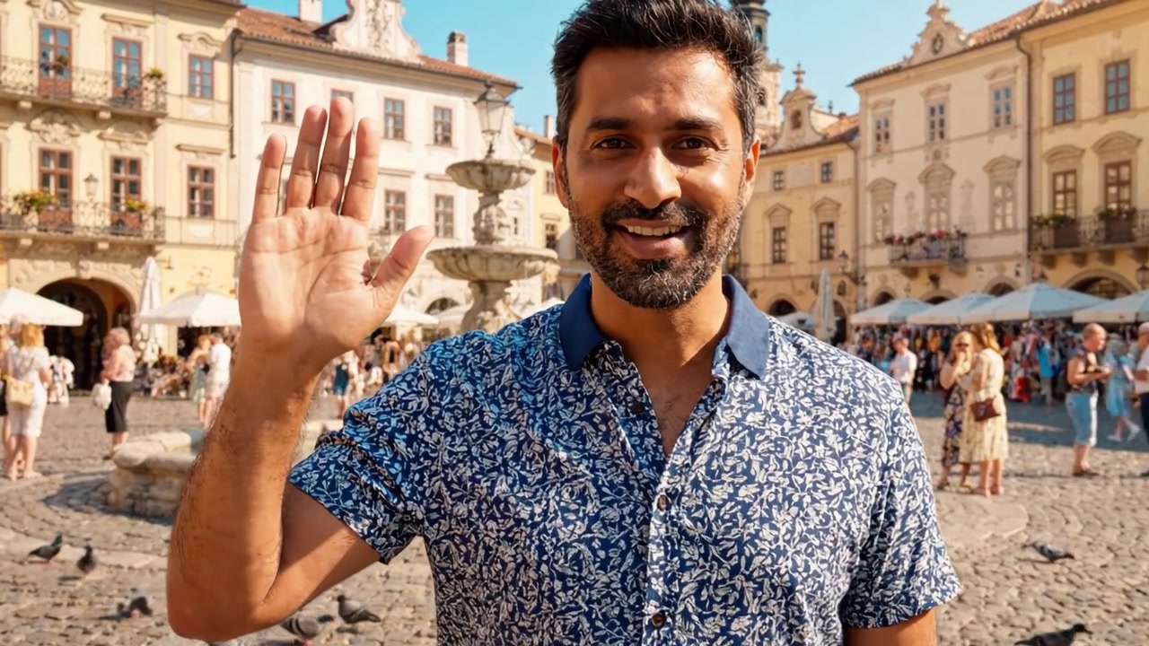 Un Incontro Gioioso in una Piazza Affascinante: Catturare l'Essenza di Vivaci Raduni e Sorrisi Calorosi tra Architettura Storica