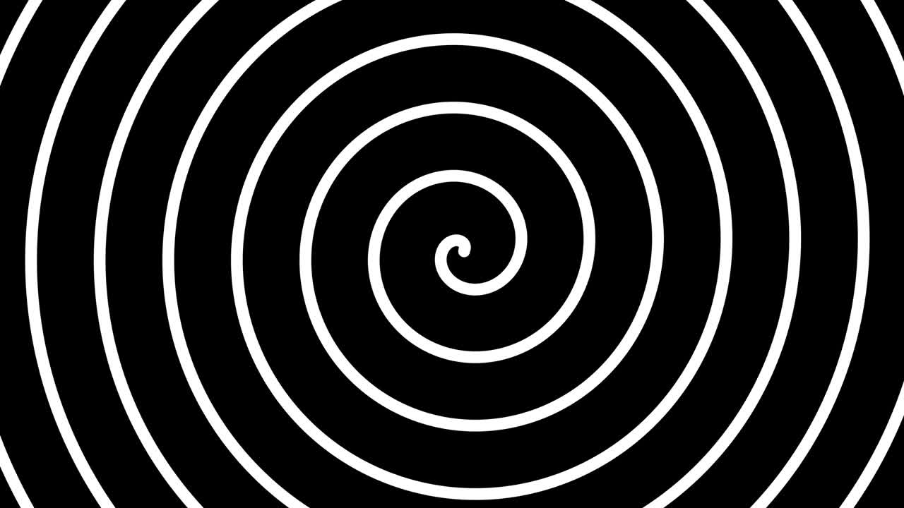 Black and white spiral
