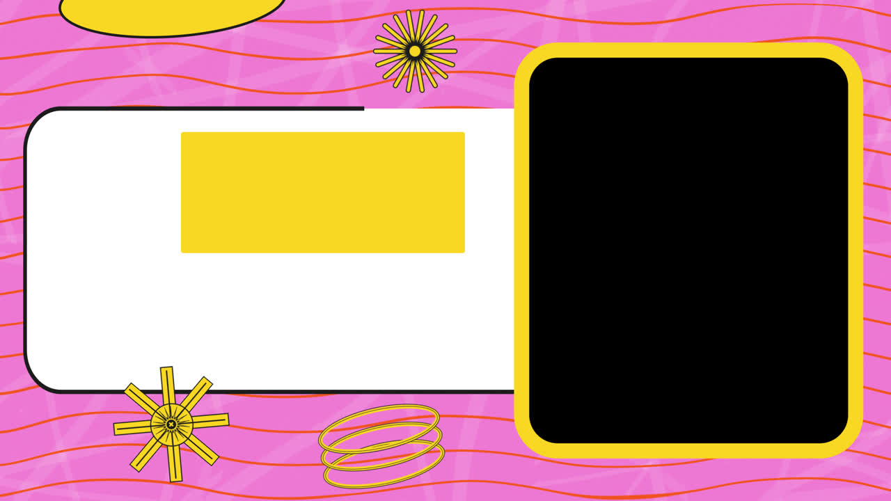 Cool Slide Background 01 With Frame For Media On Alpha