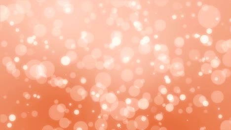 animated light orange bokeh background