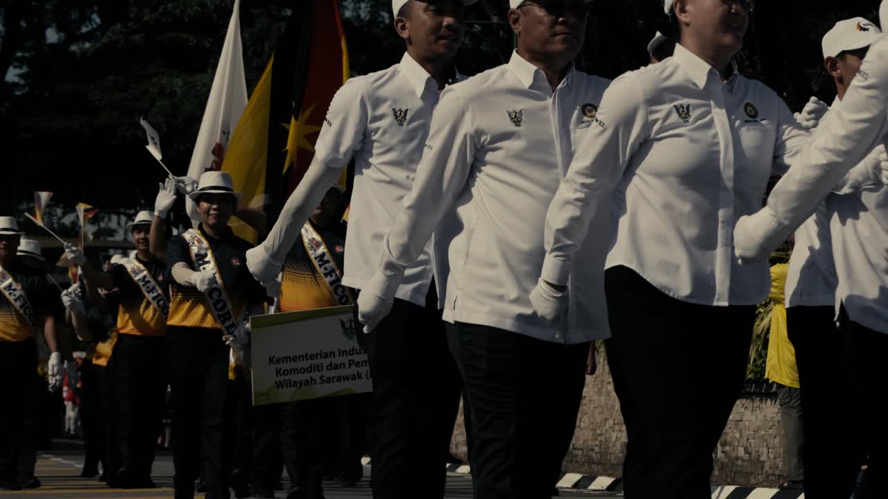 Celeberation Of Sarawak Governor Birthday ,12 october 2024,was held at kuching with so many goverment agencies take part in the parade and also sarawak culture tribe with they traditional costume.