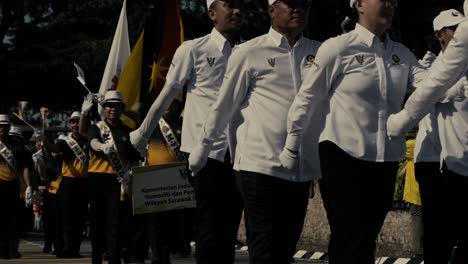 celeberation of sarawak governor birthday ,12 october 2024,was held at kuching with so many goverment agencies take part in the parade and also sarawak culture tribe with they traditional costume.