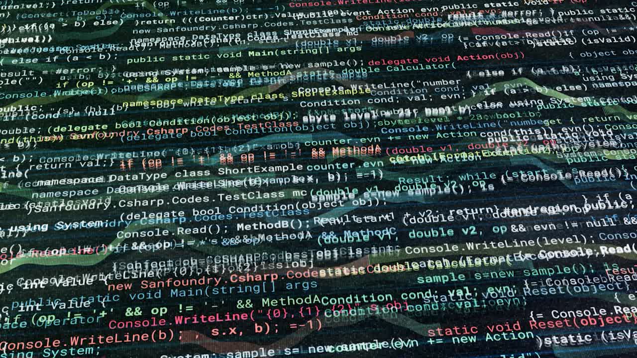 Computer Code Screen