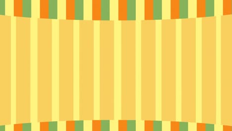 animation of yellow, red and green stripes on yellow background