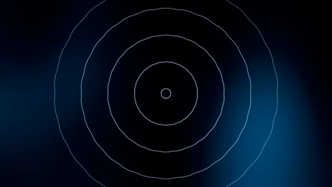 animation of radio wave, radar or sonar