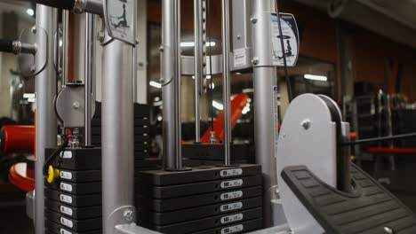 gym equipment close-up