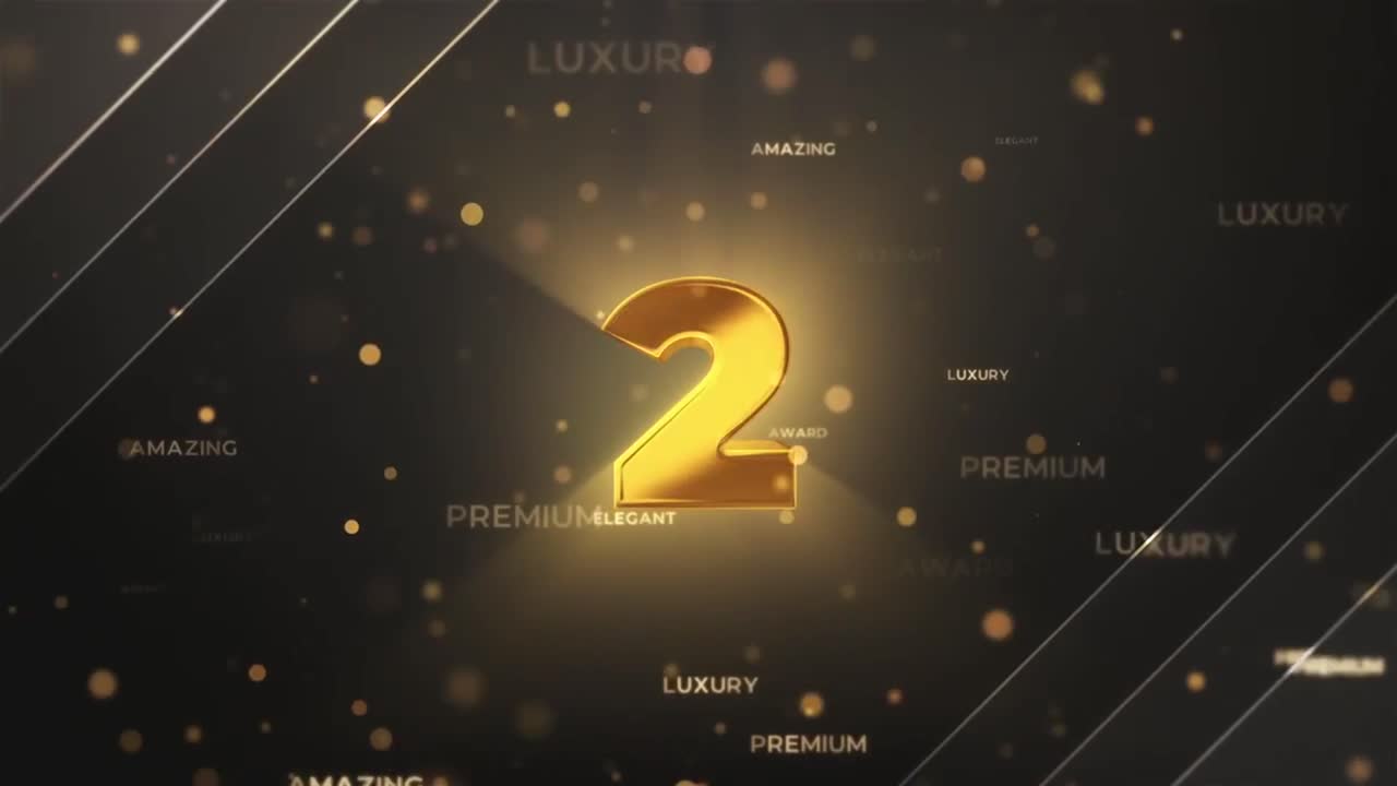 Gold Countdown Intro
