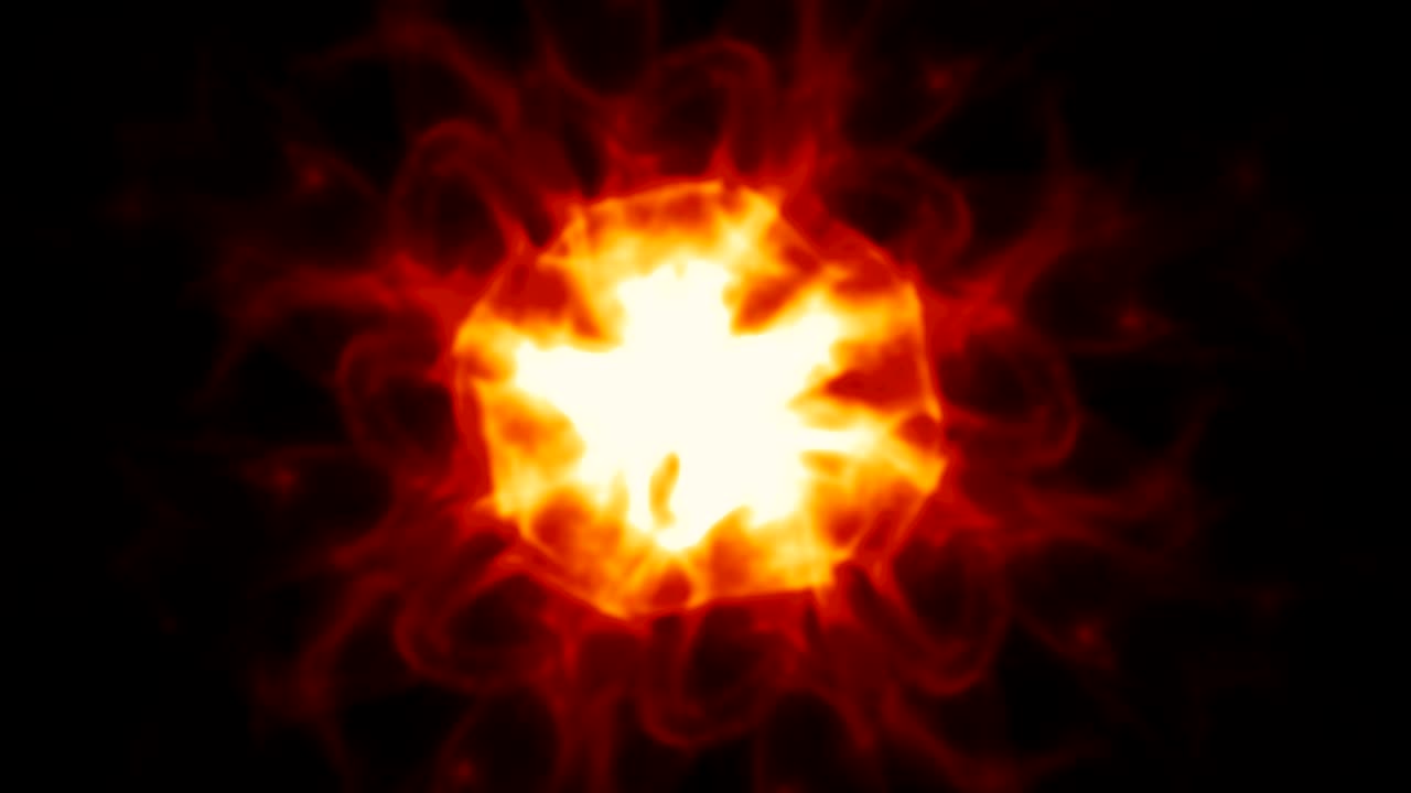 fuego infernal brillante, llamas y quema con efecto de espejo, fondo de renderización 3d, generado por computadora