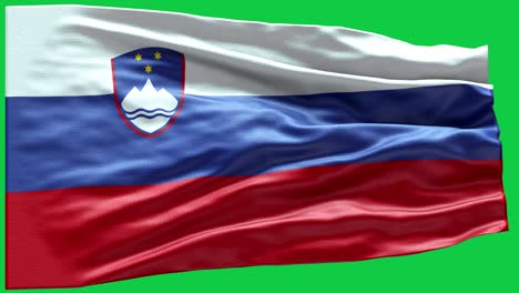 4k highly detailed flag of slovenia - slovenia flag high detail - national flag slovenia wave pattern loopable elements