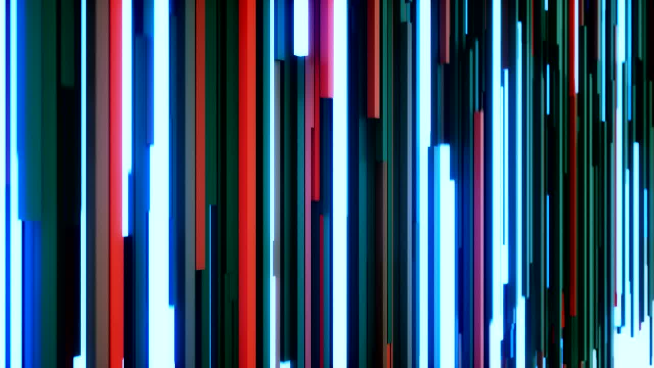4K Abstract Glitch Technology Background.