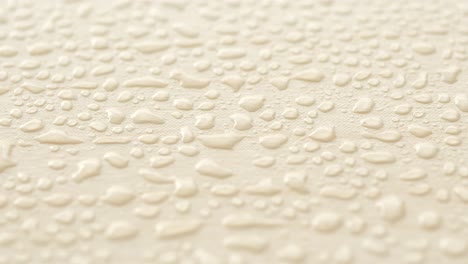 water droplets on a light surface