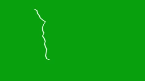 descarga eléctrica gráficos de movimiento de pantalla verde
