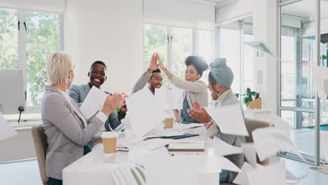 business people, throwing paper