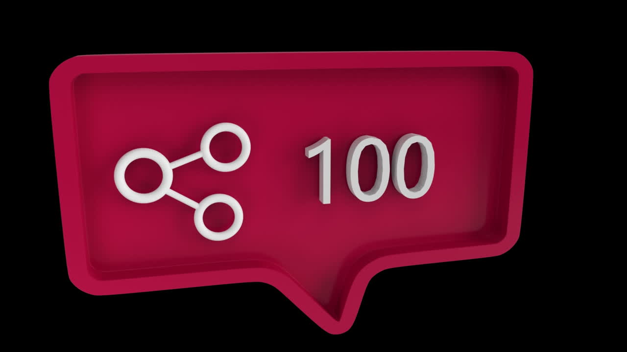 icono de conexión con el aumento de la cuenta en las redes sociales