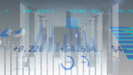 Animation-Der-Verarbeitung-Von-Finanzdaten-Und-Des-Aktienmarkts-über-Einem-Serverraum