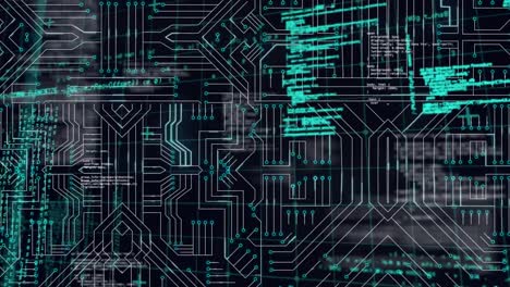 Animation-of-network-of-connections-over-data-processing