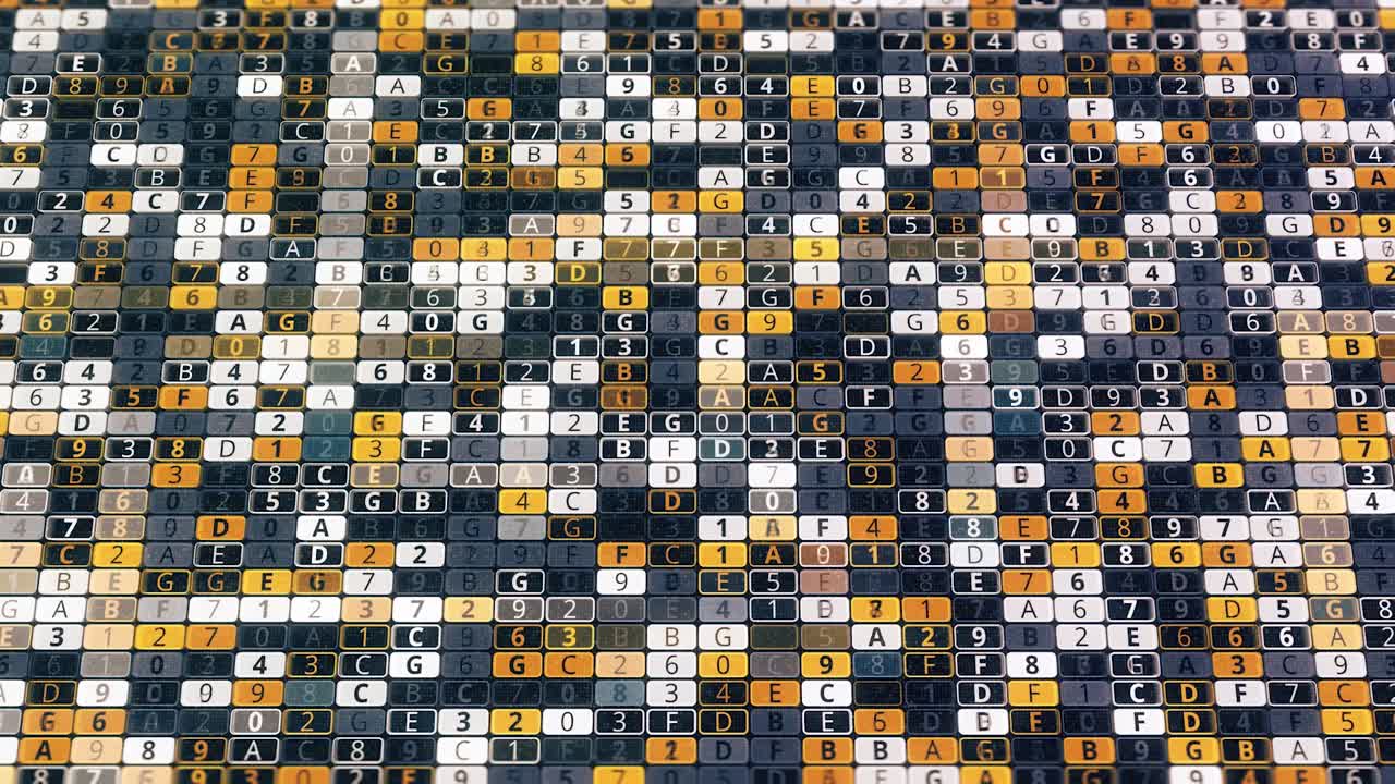 patrón de cuadrícula de datos abstractos