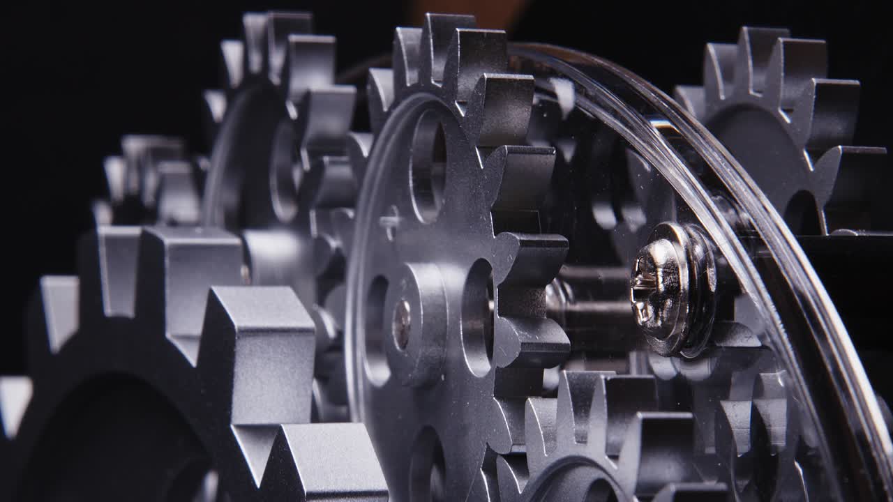 engranajes de reloj mecánicos industriales retro grunge