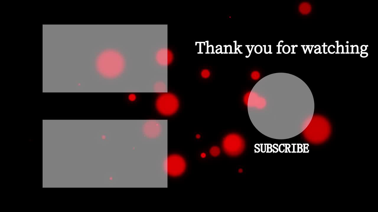 iluminación del objeto tarjeta final pantalla final gráficos de movimiento