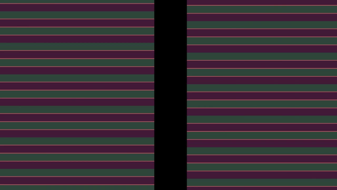 animación compuesta por rayas de colores intersectadas.