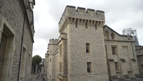 exterior view of the tower of london