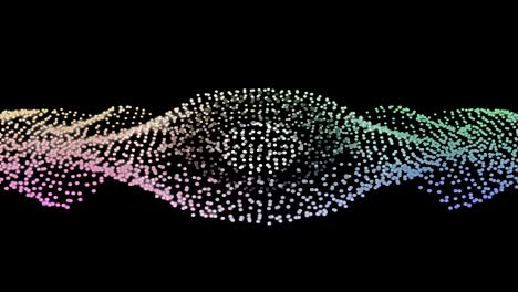 simulación de la forma de onda de audio