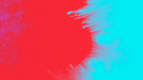 swirling red and blue abstract design resembling a vortex