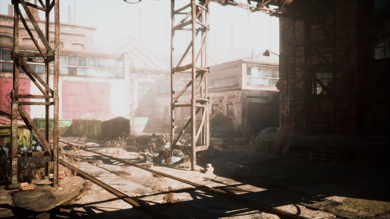 버려진 산업 공장