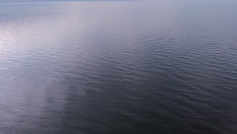 ripples of calm soothing waters of baltic sea aerial