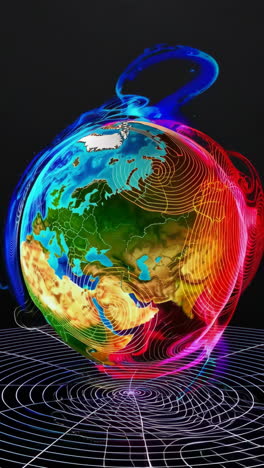 earth's atmospheric patterns visualization