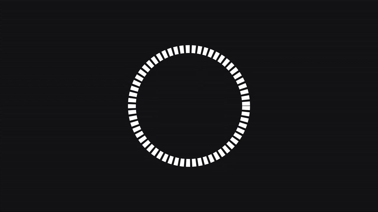 Abstract Motion Graphics Featuring Geometric Shapes and Digital Transitions