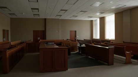 images of an empty courtroom