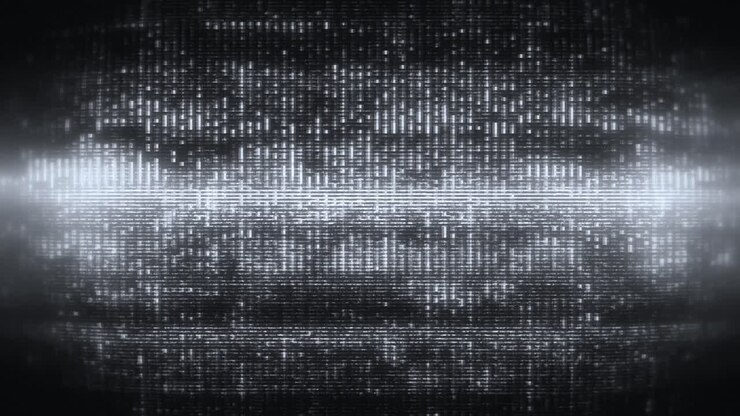 Abstract Digital Noise Glitch Effect Background
