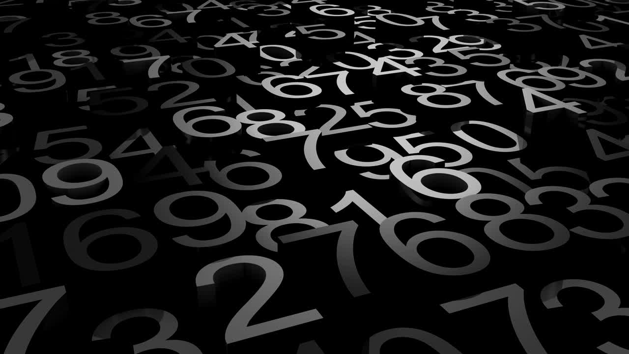 de los números de fondo