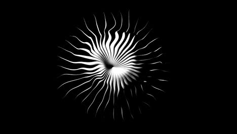Abstract Background Stylized Psychedelic Star