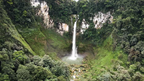 air terjun matayangu and forest in the wilderness of east nusa tenggara, indonesia