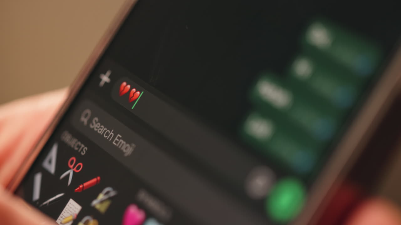 Emoji Search on Mobile Device