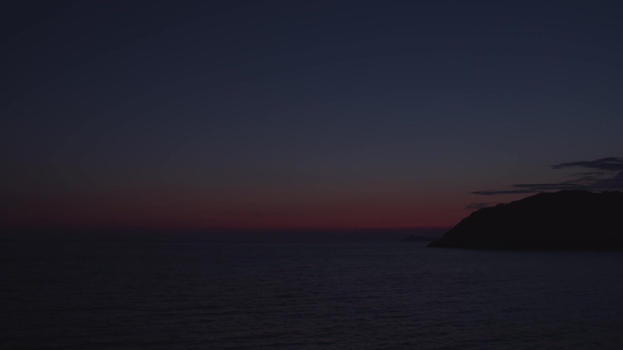 Sunrise over the sea, Montenegro, beautiful
