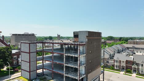 Truck-left-above-the-abandoned-structure