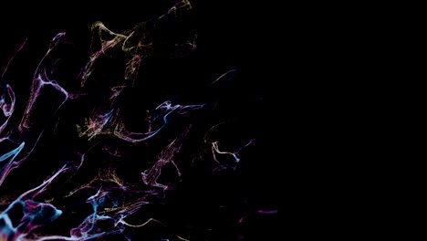 particle glitter dust simulation.
