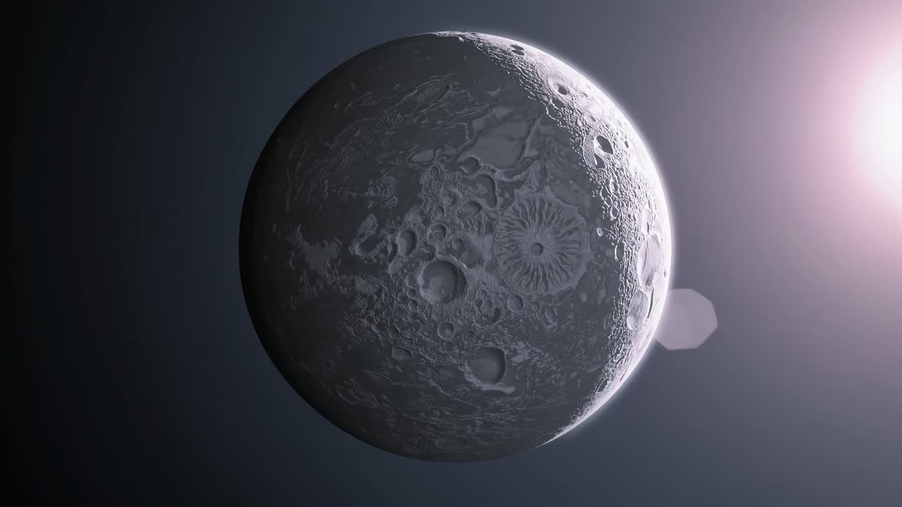 Detailed 3D Model of the Moon