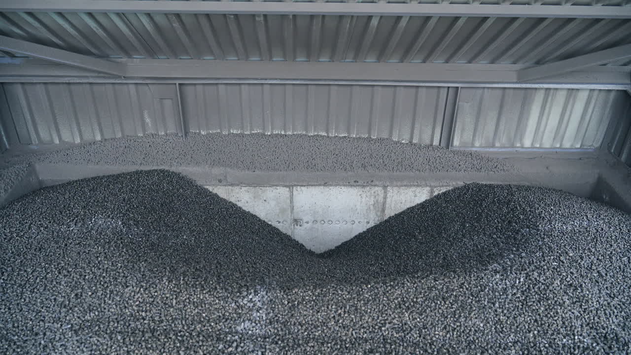 Big factory storage of chemical fuel. Modern tank of dark agricultural technology.