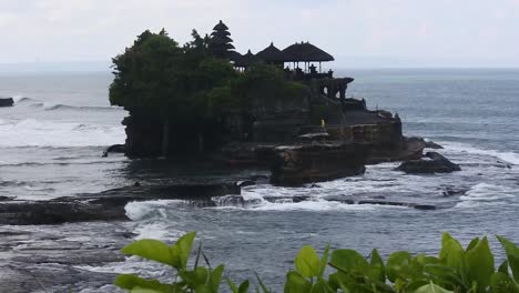 view of tanah lot in tabanan, bali, indonesia